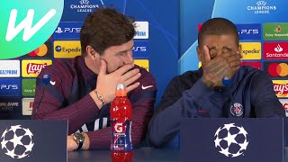 Pochettino and Kimpembe crack up during press conference | PSG vs Bayern Munich | QF | UCL | 2020/21