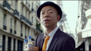 小峠英二がダンディ／サントリー「オランジーナ」TV-CM「セラヴィな男／恋人」編（15秒）