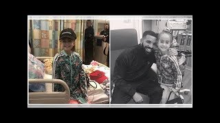 Adorable 11-year-old girl awaiting transplant gets surprise visit from Drake (photos, video)