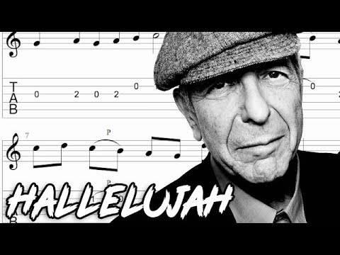 Hallelujah - Leonard Cohen - Tab Sheet Music - Melody - YouTube