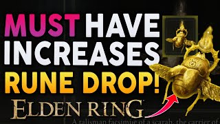 Elden Ring - How To Get INCREASED RUNE DROPS! Golden Scarab Talisman Location Guide!