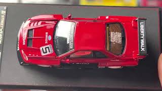 LBWK ER34 Nissan Skyline Street Weapon 1:64Scale Unboxing