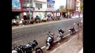 heavy HAILSTORM and rain in jaipur 26th feb 2014