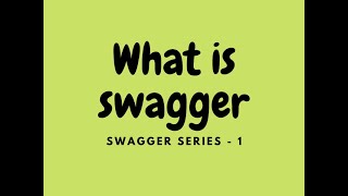 Introduction to Swagger API | OpenApi Specification | Swagger Tutorial - 1