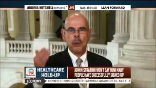 Rep. Waxman Interview on MSNBC (October 22, 2013)