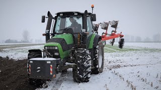 ❄️ORKA ZIMOWA W ŚNIEGU😃Deutz Fahr \u0026 Agro-Masz💪Agro Kuzyni