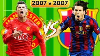 Ronaldo 2007 VS Messi 2007