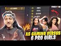 As Gaming Vs 6 Pro Girls Free Fire Clash Squad Match 🔥 - Garena Free Fire