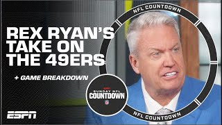 Rex Ryan has NEVER EVER seen this before as the 49ers ESCAPE with win | NFL Countdown