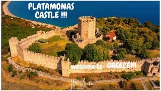 ΚΑΣΤΡΟ ΠΛΑΤΑΜΩΝΑ PLATAMONAS CASTLE  AERIAL hlias mpr photography