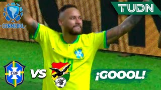¡GOL HISTÓRICO DE NEYMAR, SUPERA A PELÉ! | Brasil 4-0 Bolivia | CONMEBOL-Eliminatoria 2023 | TUDN