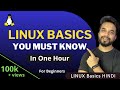 Linux Basic Commands in One Video | Linux for beginners in HINDI