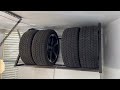 hyloft 01000 heavy duty adjustable garage wall multi tire rack storage review