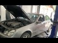 Mercedes E-class W211 AC condenser replacement