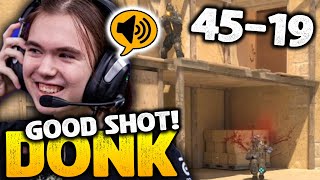 DONK finally can Relax in NA FACEIT with 45 Kills