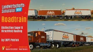 LS22 Mod / Roadtrain - Distinction Super B Hirschfeld Edition / LS22 Modvorstellung