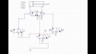 7.1- Pneumatics - Design a pneumatic circuit to control the actuator by indirect control method
