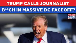 Trump VS Journalist Explodes: US President Calls Reporter 'B**ch'? Tense Exchange Over This Question
