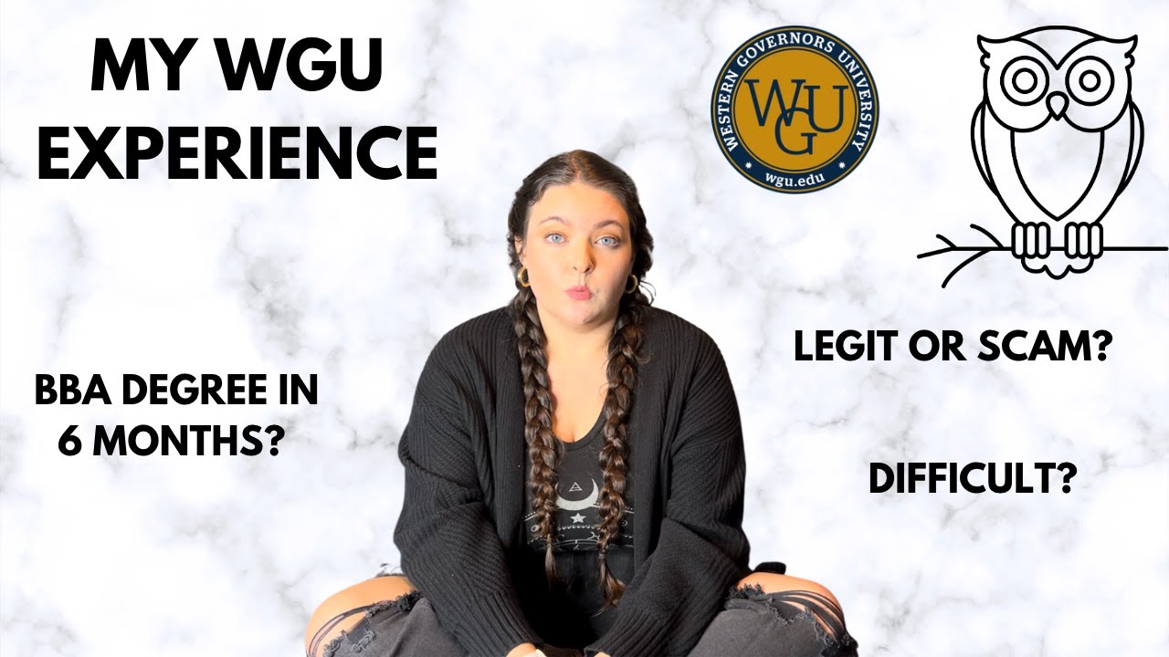 MY HONEST REVIEW OF WESTERN GOVERNORS UNIVERSITY: WGU REVIEW - YouTube