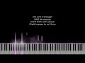 two people gracie abrams original key karaoke piano instrumental cover with lyrics