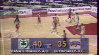 olympiakos vs pao 58-52 1995 final4 zaragoza