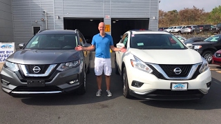 2017 Nissan Rogue with 3rd row vs. 2017 Nissan Murano - 2 great choices, only 1 winner