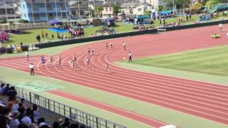 2017県総体女子4×100mR決勝