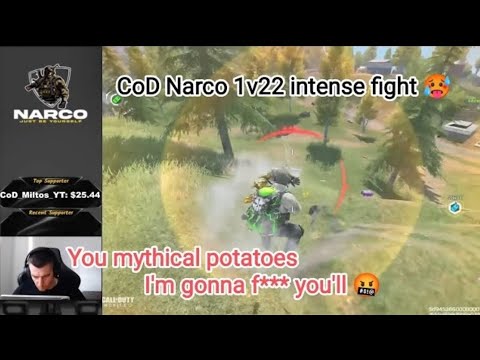 CoD Narco 1v22 intenso embrague tras embrague CoD Narco juego loco CoD Narco codm cod