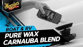 Marine Wax \u0026 RV Wax for High-Gloss Protection - Marine/RV Pure Wax Carnauba Blend