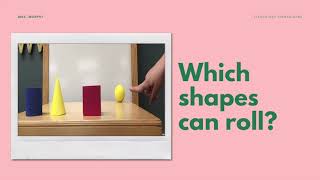 3D Shapes: Slide, Roll, or Stack?