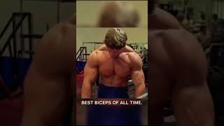 Arnold Schwarzenegger 8x Mr Olympia biggest biceps ever  🏆 viral video never give up#shorts #viral