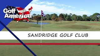 Both Dunes and Lakes Courses at Sandridge Golf Club are featured on Golf America