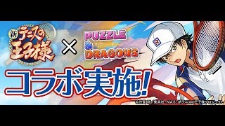 【パズドラ】テニスの王子様コラボ　無料ガチャ　一発勝負