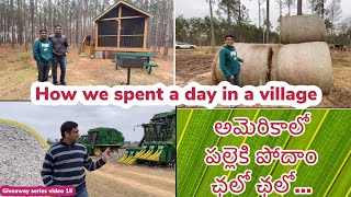 American Village Tour | USA Village Show | American Farms | USA Telugu Vlogs | Telugu Vlogs from USA