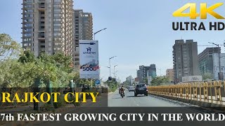 RAJKOT CITY || DRIVING IN DOWNTOWN || 150 FEET RING ROAD || EMERGING INDIA || RAJKOT CITY 2020