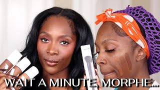 NEW MORPHE LIGHTFORM EXTENDED HYDRATION FOUNDATION DETAILED REVIEW + SWATCHES +