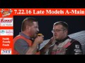 7.22.16 attica raceway park late models a main