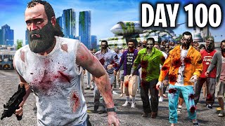 GTA5 Tamil I Survived 100 DAYS in a Zombie Apocalypse In GTA 5 | Tamil Gameplay |