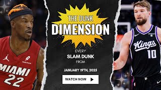 Every Insane NBA Slam Dunk from January 19, 2025! 🎉 | Don't Miss My Dunk of the Day!