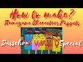 How To Make Ramayana Characters Puppets | Ramayana Cute Puppets | Learn Step By Step | Easy Puppets