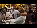 minnesota gophers 4 time cancer survivor casey o’brien plays and embraces coach pj fleck amazing