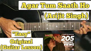 Agar Tum Saath Ho - Arijit Singh | Guitar Lesson | Easy Chords | (Vishal Mishra)