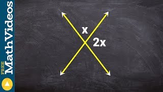 Using a linear pair to solve for the missing variable ex 18