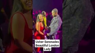 Usher Serenades Beautiful London Lady.