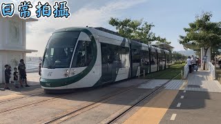 日常拍攝 2022/11/19 C12 駁二大義 高雄輕軌(CAF Urbos 3列車) 往凱旋公園方向 出站