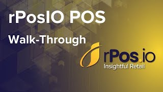 Rposio POS Walkthrough