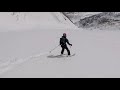 栂池バックカントリースキー　春の雪山（白馬岳金山沢）