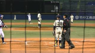 20141117 上武大学vs東農大オホーツク 8回裏 東農大オホーツク攻撃・池沢HR