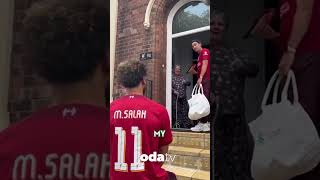 Mohamed Salah ve Kostas Tsimikas'ın Liverpool sokaklarına çıktığı görüntüler gündem oldu  #shorts