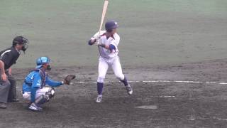 【2017年オリックスバファローズドラフト8位指名】2017/04/08山足達也#6(蹉跎中※オール枚方→大阪桐蔭高→立命館大→Honda鈴鹿)第4打席